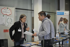 Infostand der SLfG zum Thema "Schule und Gesundheit" ©SLfG ©SLfG