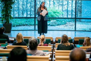 Interdisziplinäre Fachtagung „Gesund im Alter“ der Sächsischen Landesvereinigung für Gesundheitsförderung unter der Überschrift „Selbstbestimmt oder doch fremdbestimmt?“ zur Gesundheit, soziale Lage und Teilhabe älterer Menschen am 18. November 2016 bei der Sächsischen Landesärztekammer in Dresden. Foto: André Wirsig für die Sächsische Landesvereinigung für Gesundheitsförderung