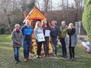 Als 12. Gesunde KiTa im Landkreis zertifiziert!©SLfG Als 12. Gesunde KiTa im Landkreis zertifiziert!©SLfG