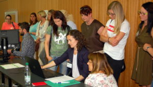 2019-06 Plauen© Pflegenetzwerk Vogtlandkreis Vorstellung des Serious Games „Stress-Rekord“ in Plauen© Pflegenetzwerk Vogtlandkreis