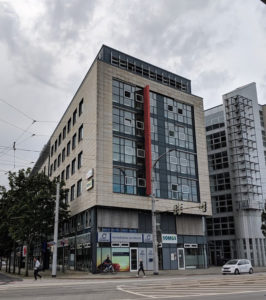 Blick auf die neuen SLfG-Räumlichkeiten von der Könneritzstraße aus©SLfG Blick auf die neuen SLfG-Räumlichkeiten von der Könneritzstraße aus©SLfG