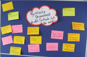 Arbeitsergebnisse aus einer MindMatters-Fortbildung©SLfG Arbeitsergebnisse aus einer MindMatters-Fortbildung©SLfG