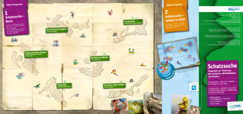 Programmflyer Elternprogramm Schatzsuche