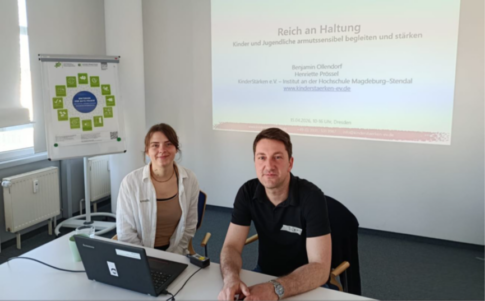 Henriette Pr&ouml;ssel und Benjamin Ollendorf &copy; SLfG KinderSt&auml;rken e. V.